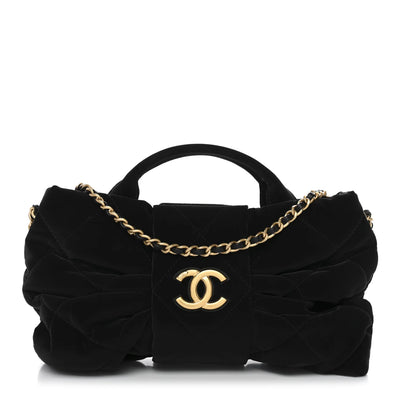 Chanel Lambskin Quilted Bow Bag