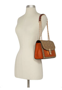 Coach Lane Shoulder Bag In Colorblock Signature