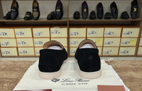 Loro Piana Summer Walk Loafer Suede - Black