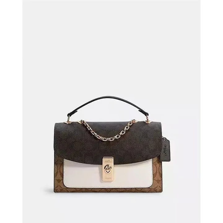 Coach Lane Shoulder Bag In Colorblock Signature