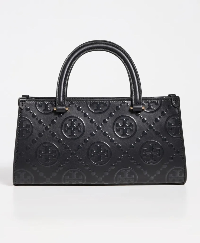 Tory Burch T Monogram Embossed Small East-West Tote