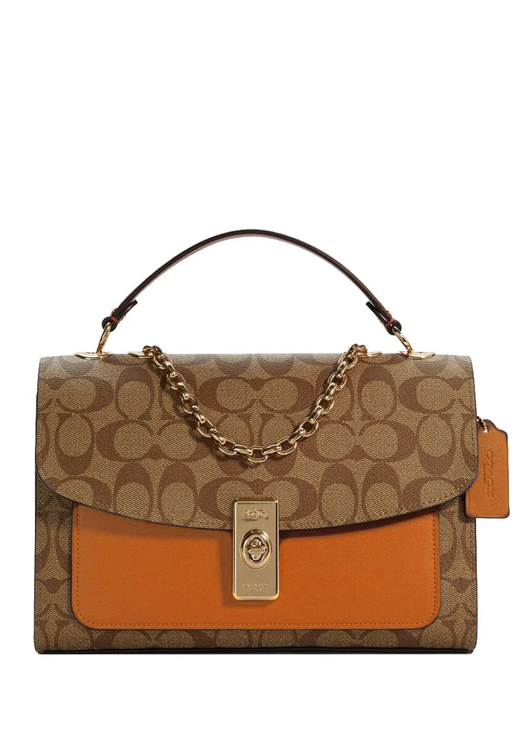 Coach Lane Shoulder Bag In Colorblock Signature
