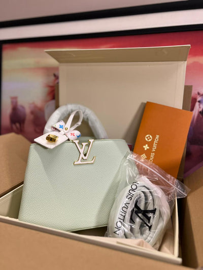 Louis Vuitton Capucines Green hover