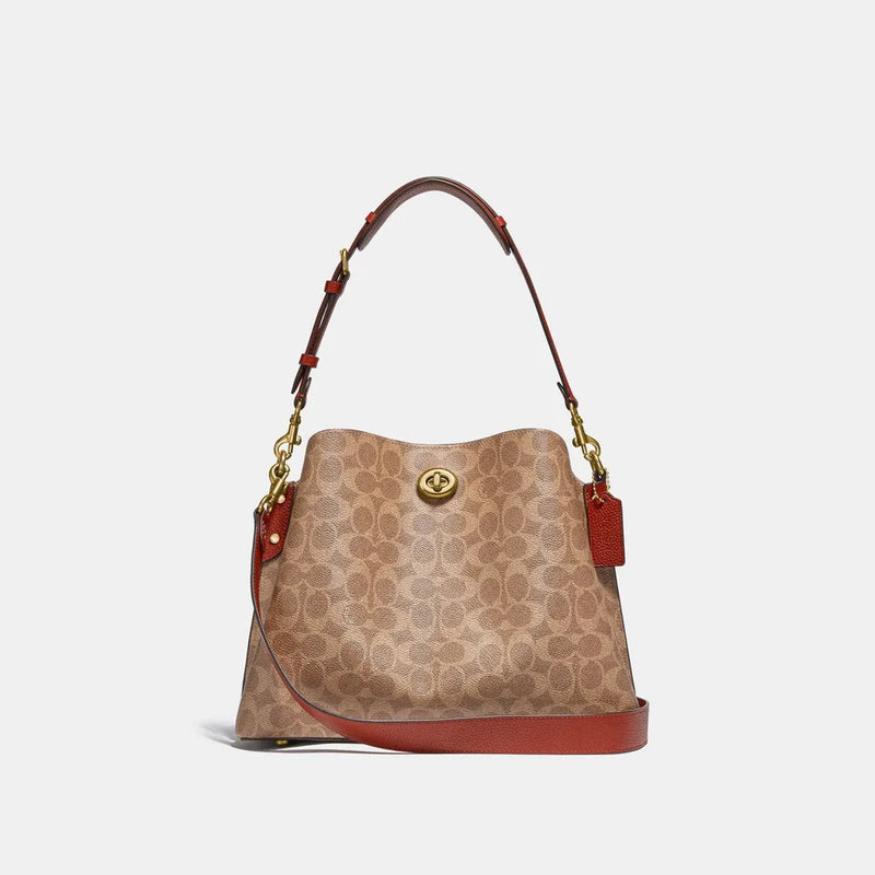Coach Willow Shoulder Bag In Signature Canvas