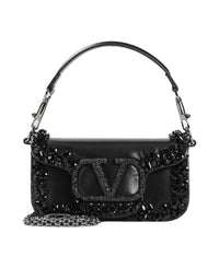 Valentino Locò small shoulder bag with Swarovski crystals