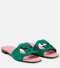 GUCCI – Interlocking G Cut-out Slide Sandal