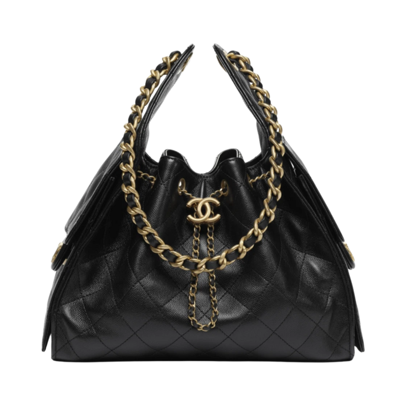 Chanel 25 Handbag Grained Calfskin