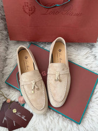 Loro Piana Summer Walk Loafers Women Suede