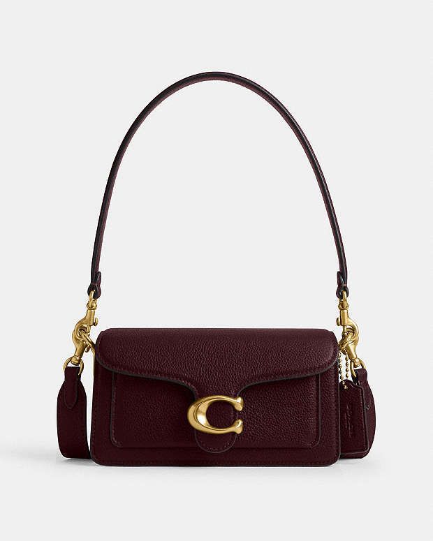 Coach Tabby 20 Shoulder Bag  BURGUNDY