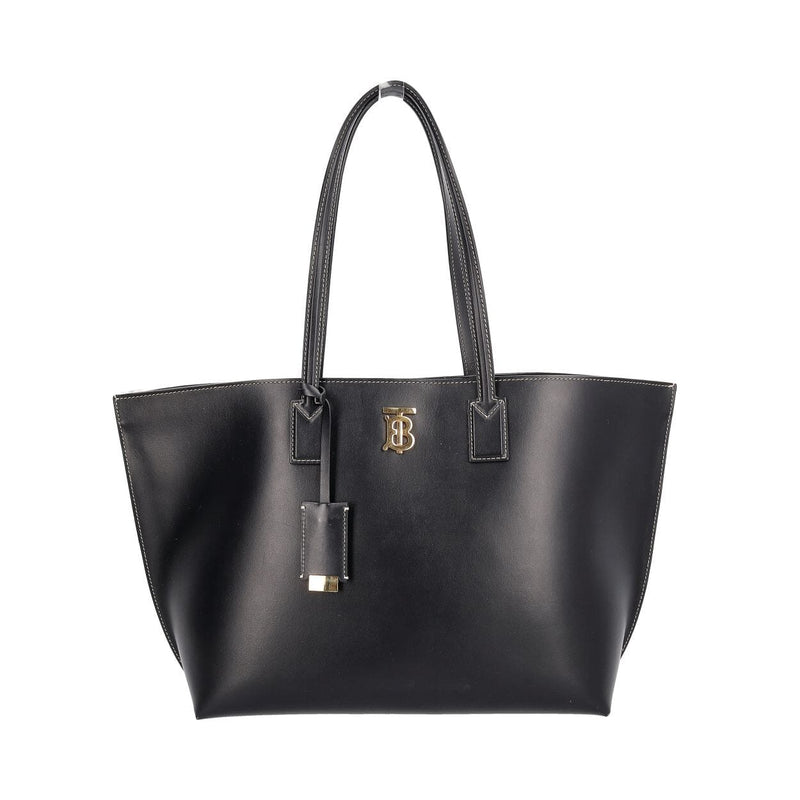 Burberry Smooth Leather TB Tote Bag