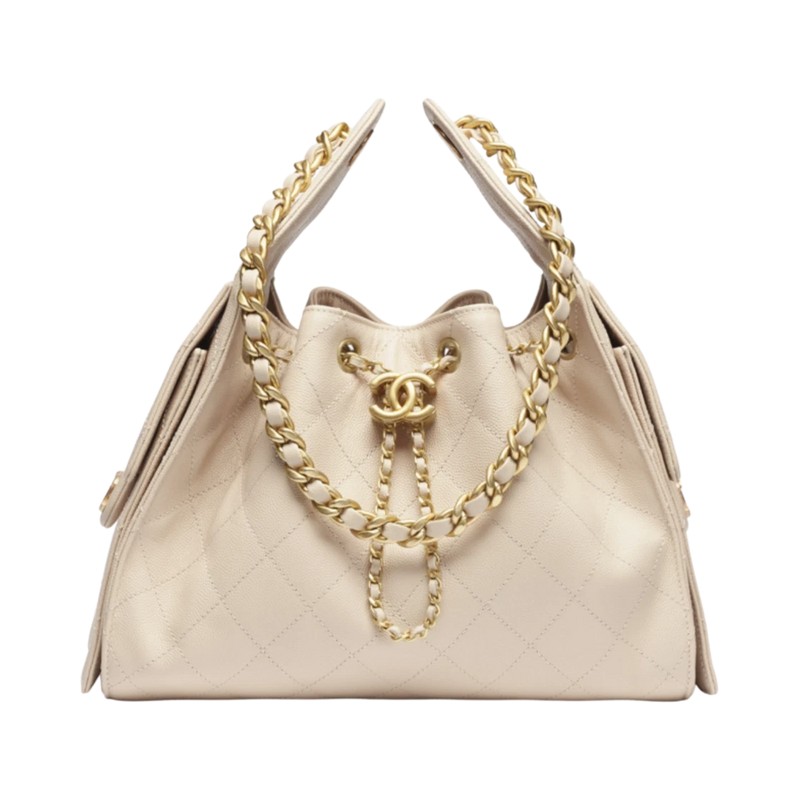 Chanel 25 Handbag Grained Calfskin