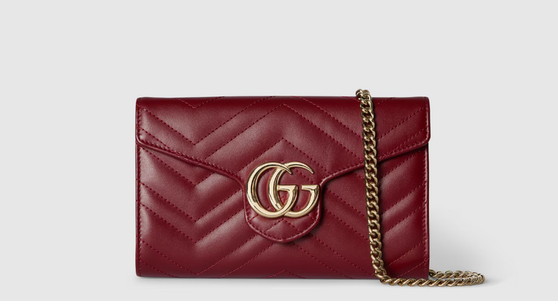 Gucci Marmont wallet on chain