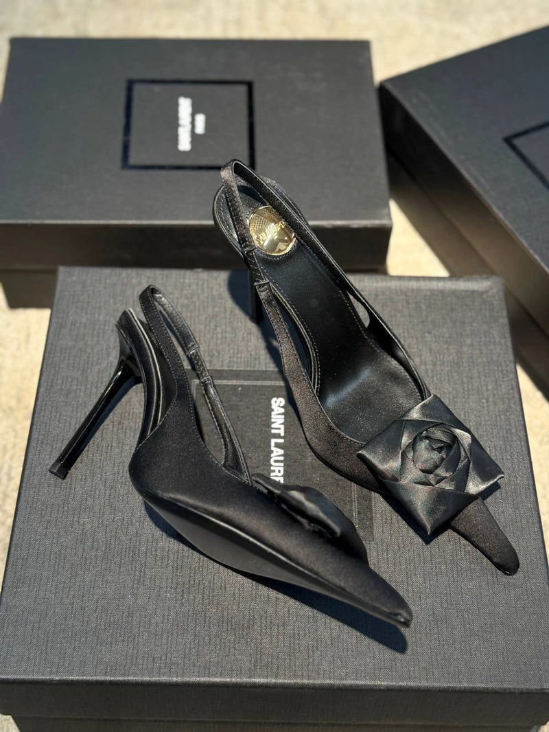 YSL AMALIA slingback pumps
