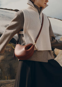 Polene Tonca Edition Textured Cognac