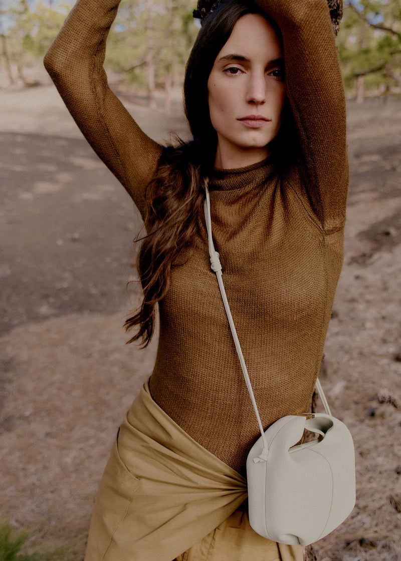 Polene Béri Edition Textured Chalk