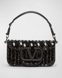 Valentino – Loco Crystal Black Evening Bag