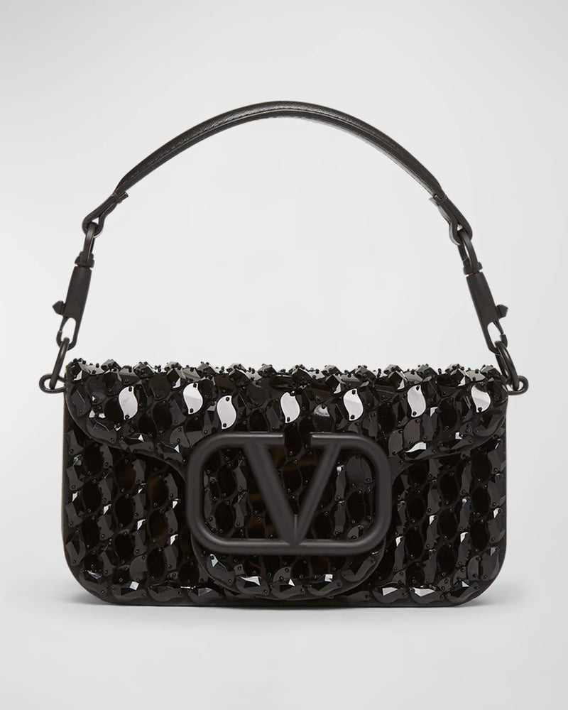Valentino – Loco Crystal Black Evening Bag