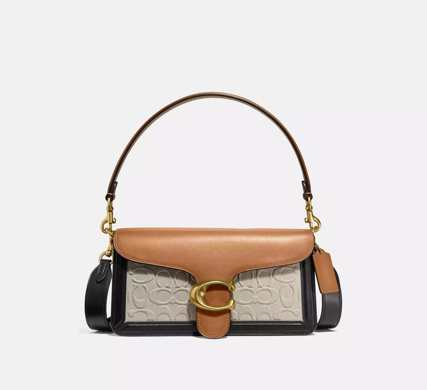 Coach Tabby Shoulder Bag 26 In Blocked Signature Canvas