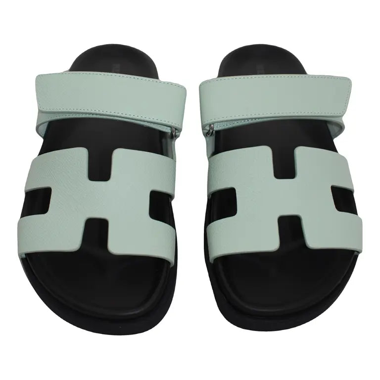 Hermès Chypre leather mules