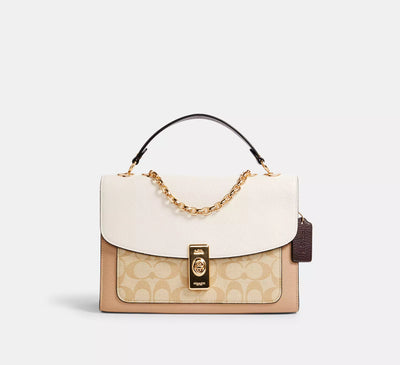 Coach Lane Shoulder Bag In Colorblock Signature