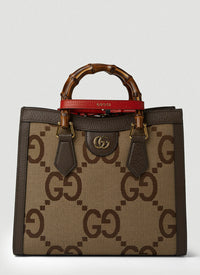 Gucci - Diana Jumbo GG Tote Bag in Brown