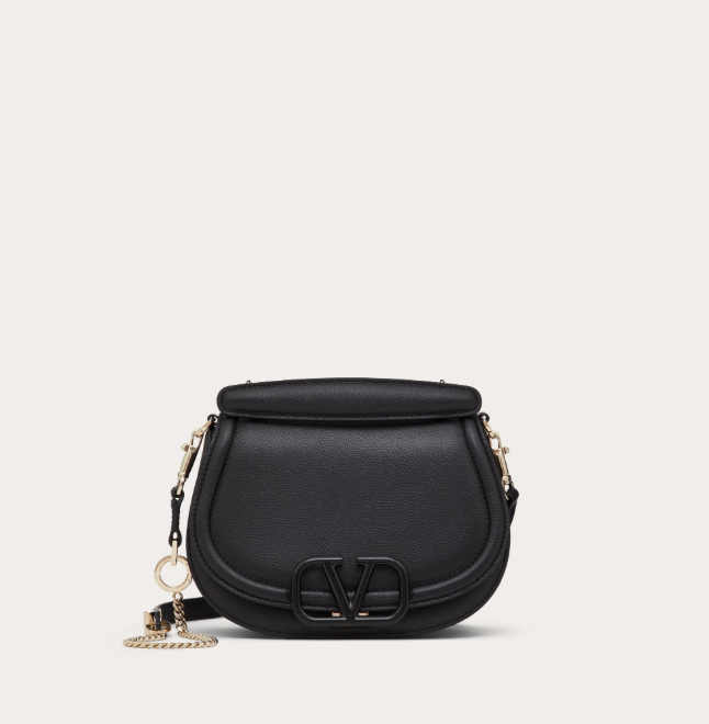 Valentino VSLING SHOULDER BAG IN GRAINY CALFSKIN