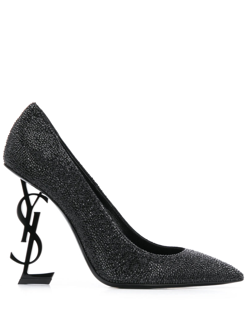 Saint Laurent Opyum glitter pumps
