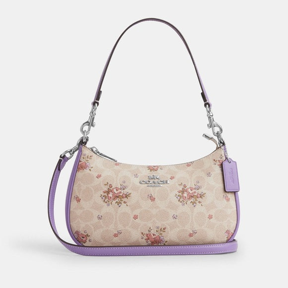 COACH Teri Shoulder Bag In Signature Canvas With Floral Print