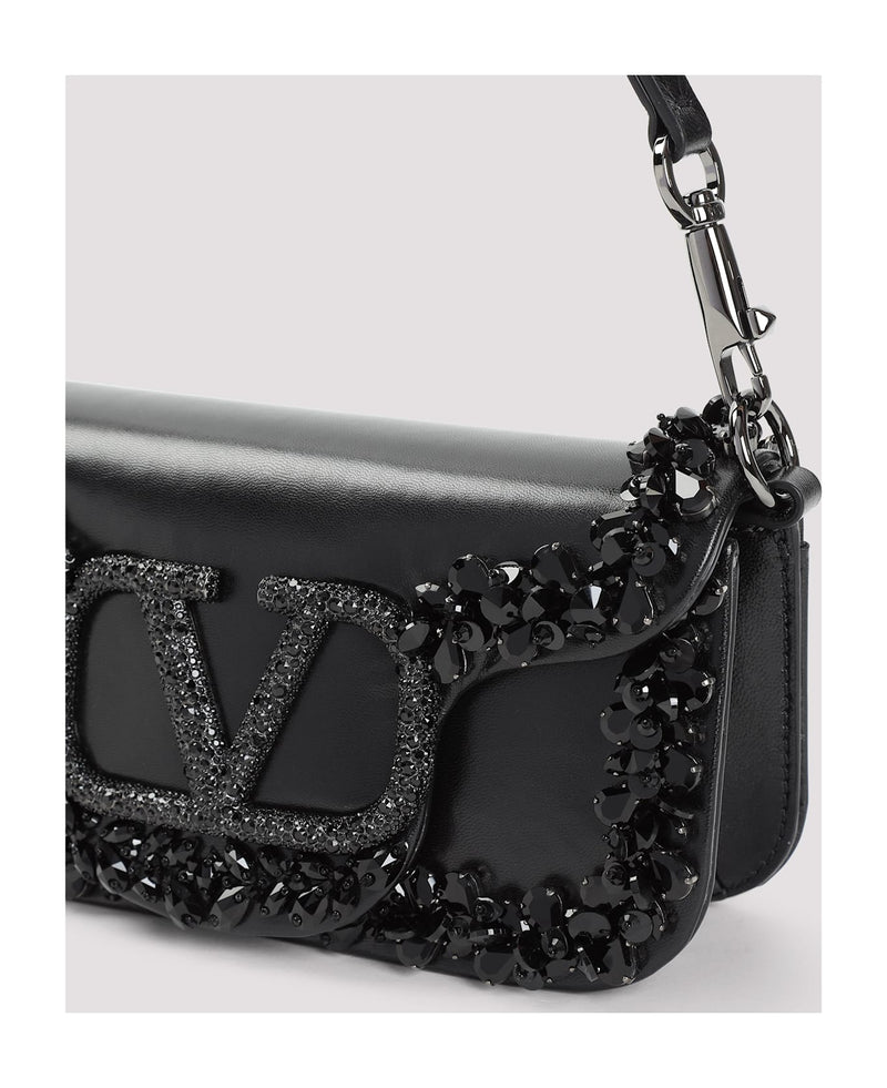Valentino Locò small shoulder bag with Swarovski crystals