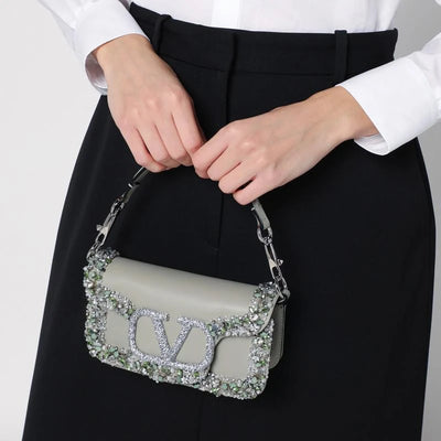 Valentino Locò small shoulder bag with Swarovski crystals hover