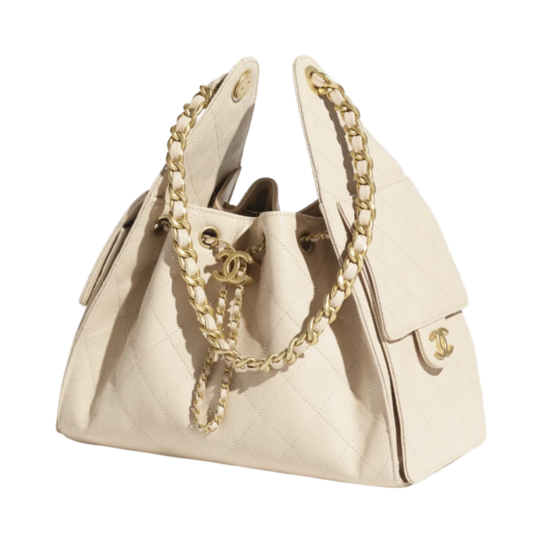 Chanel 25 Handbag Grained Calfskin