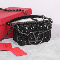 Valentino – Loco Crystal Black Evening Bag