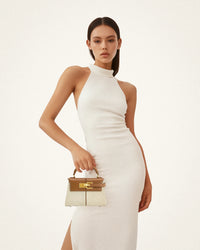 JW PEI Elise Top Handle Bag - Brown Canvas