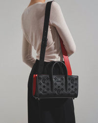 Christian Louboutin Paloma S baguette loubinthesky black leather bag