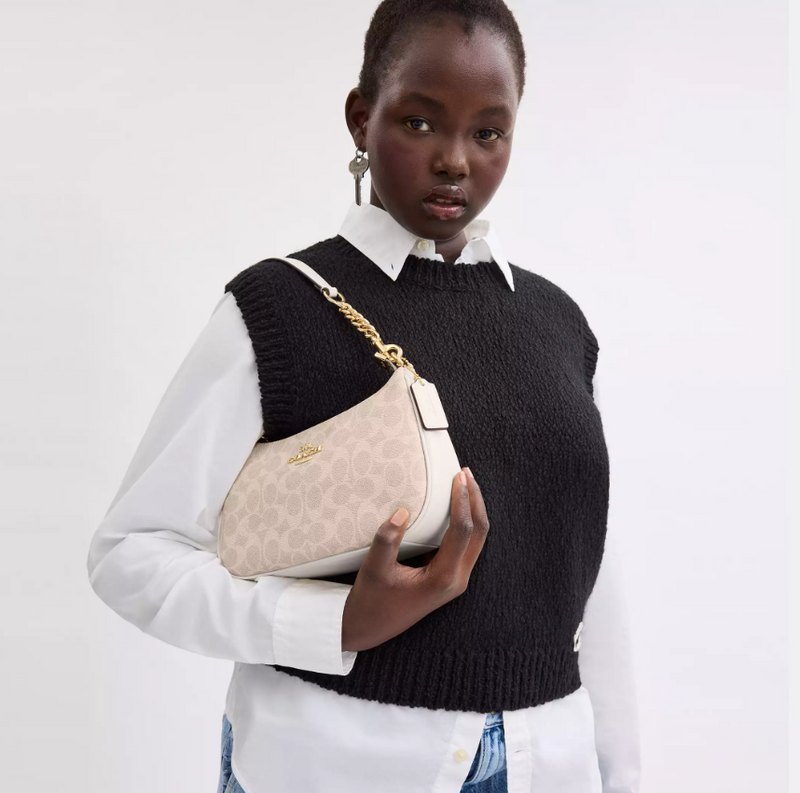 Teri Shoulder Bag In Signature Canvas