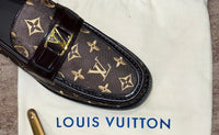 .. Louis.Vuitton New H Brown Major Loafers
