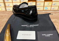 YSL Black Major Loafers