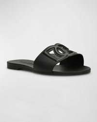 Dolce & Gabbana Rubber Beachwear Sliders