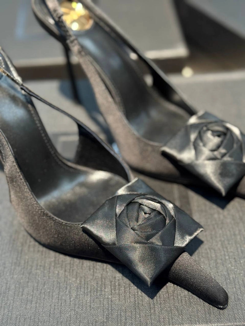 YSL AMALIA slingback pumps