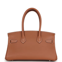 Hermès Shoulder Birkin Light 29 Gold Evercolor Palladium Hardware