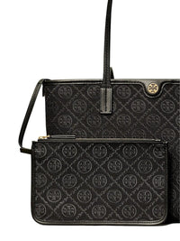 TORY BURCH  SMALL T MONOGRAM ZIP TOTE