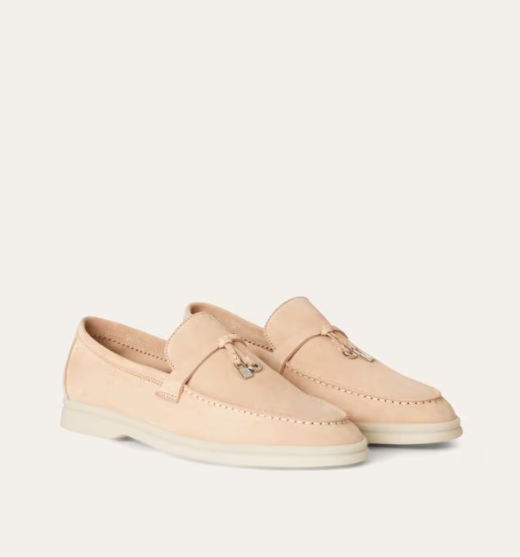 Loro Piana Summer Charms Walk Loafer  Suede