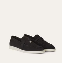 Loro Piana Summer Charms Walk Loafer  Suede