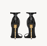 Saint Laurent Opyum Sandals in Patent Leather