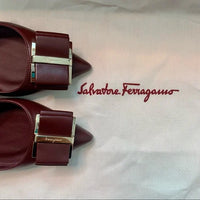 Salvatore Ferragamo –  Maroon Kitten Heel