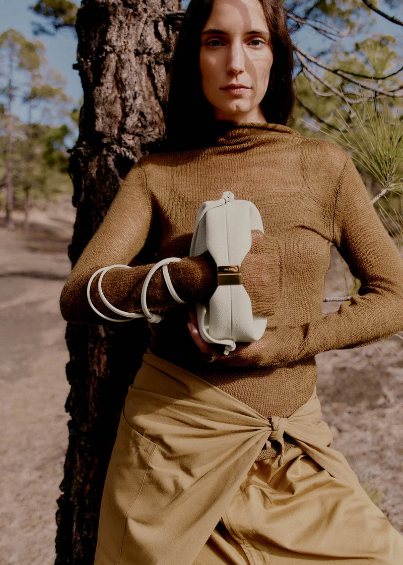 Polene Béri Edition Textured Chalk