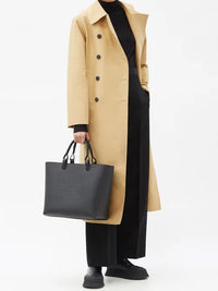LOEWE Anagram-Debossed Leather Tote Bag
