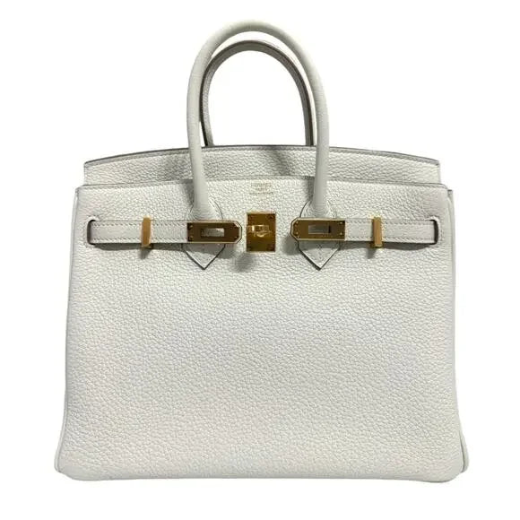 Hermès Birkin White Leather Gold Hardware
