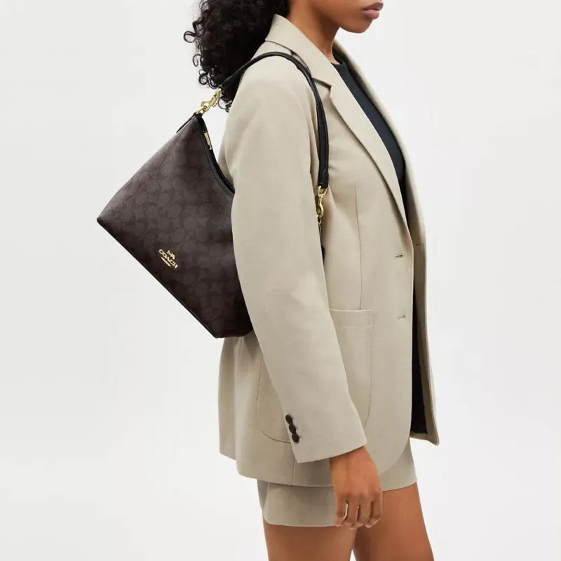 Coach Outlet Laurel Shoulder Bag In Signature Canvas