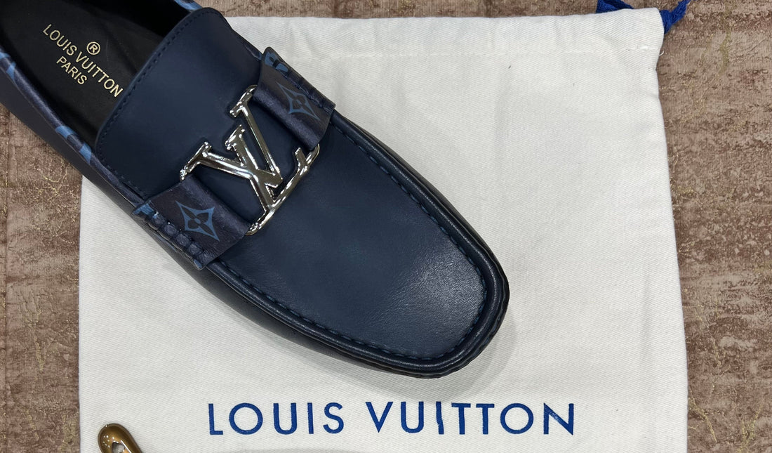 Louis Vuitton Blue Flower Normal Loafer